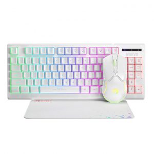 Tastatura + miš + podloga Marvo CM310 White